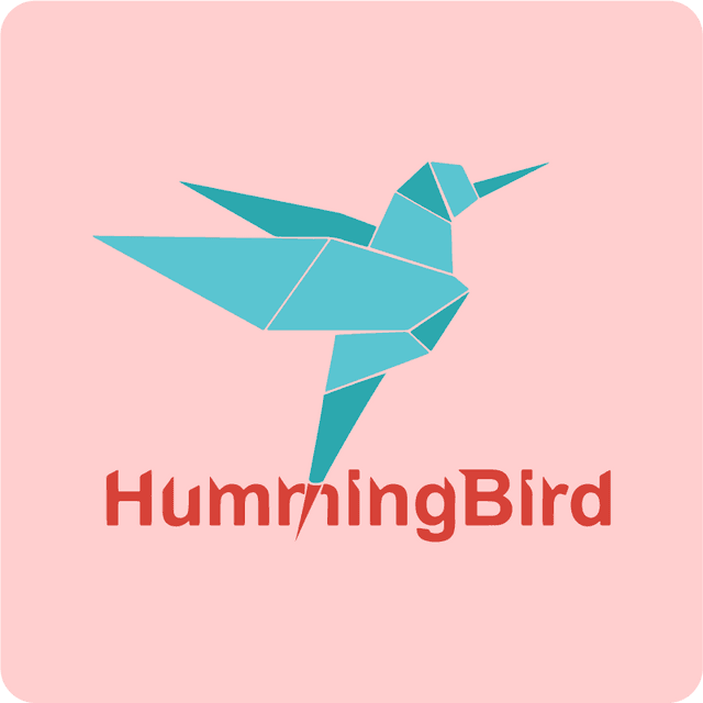 Elegant logo design for a startup business with hummingbird by Weditt Studio.