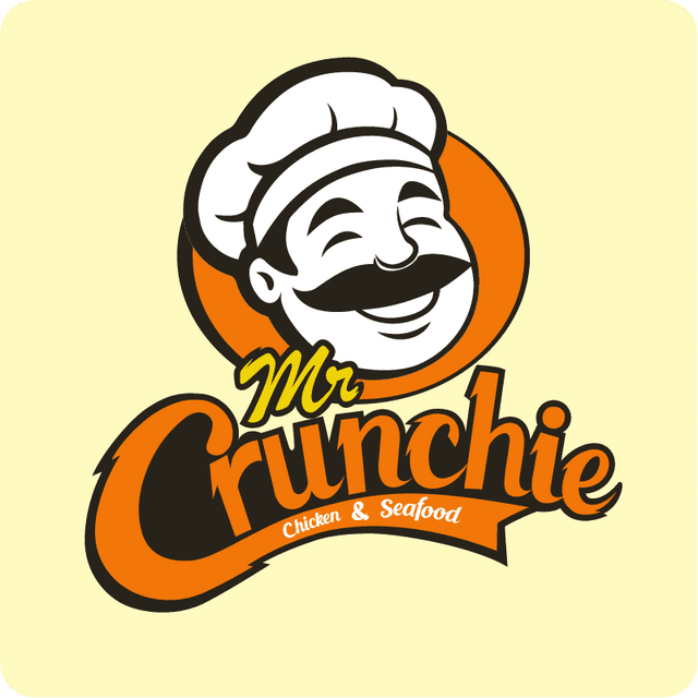 Professional logo design for a fried chicken restaurant, featuring a chef character crafted by Weditt Studio